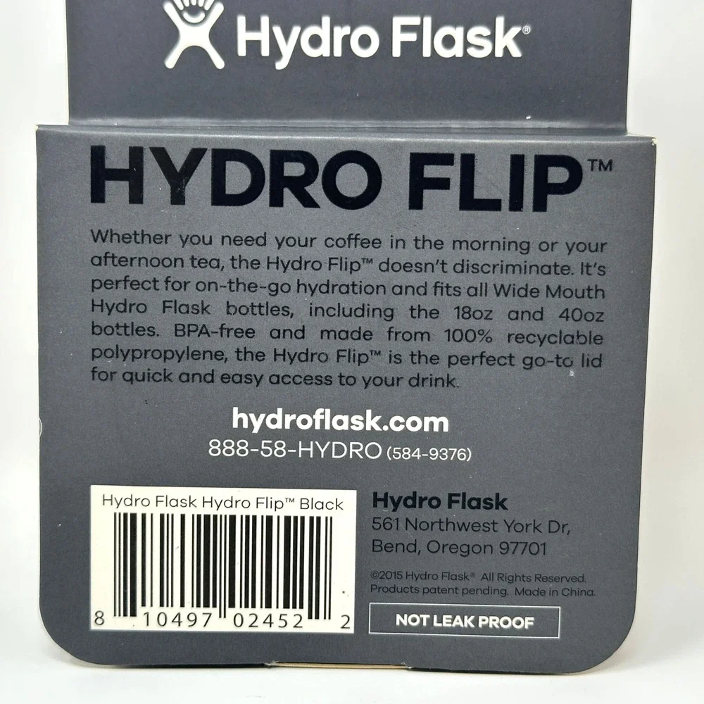Hydro Flask Hydro Flip Lid Fits Wide Mouth Bottles Replacement BPA Free NEW